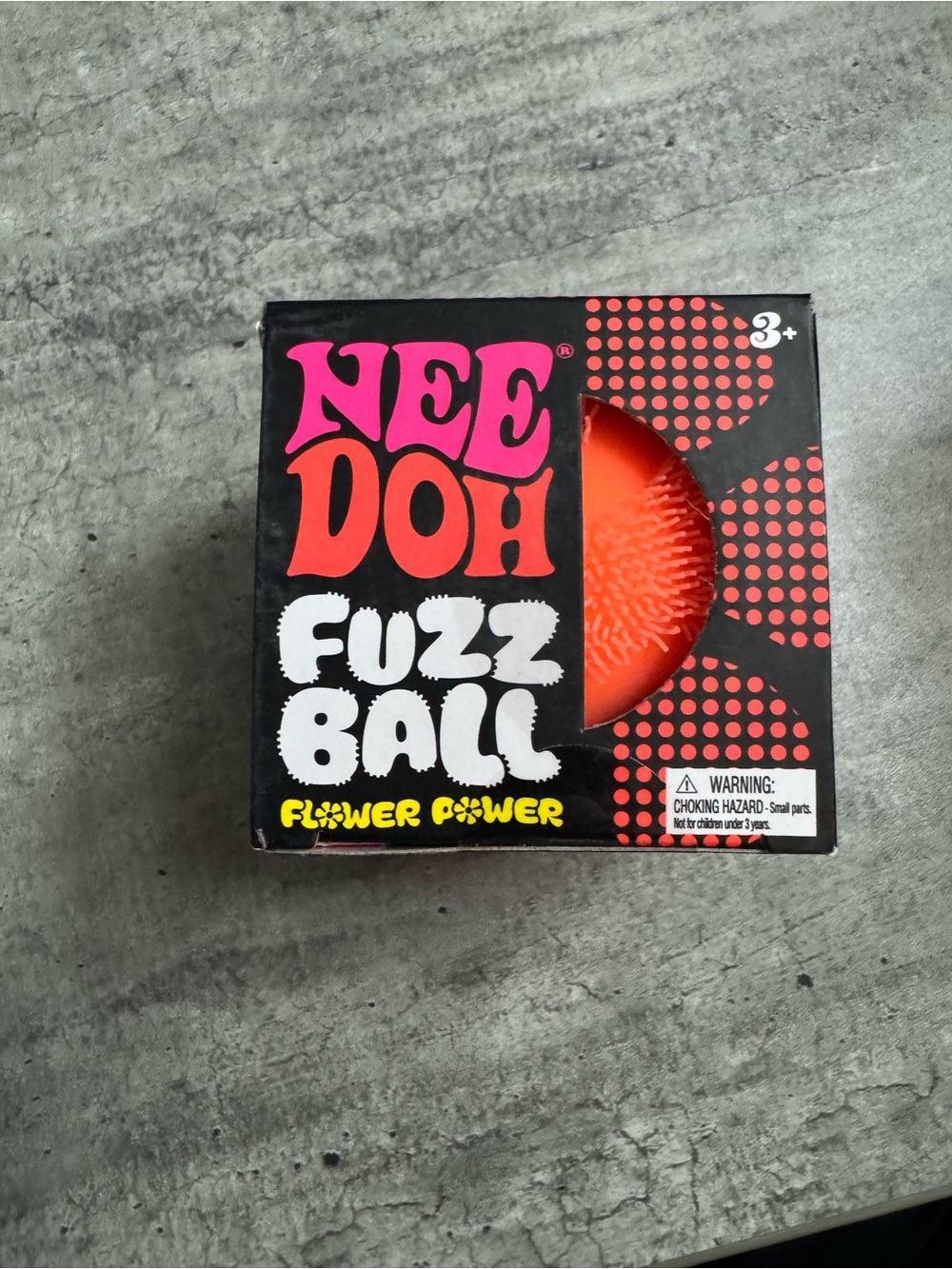 NIB NeeDoh FuzzBall Orange